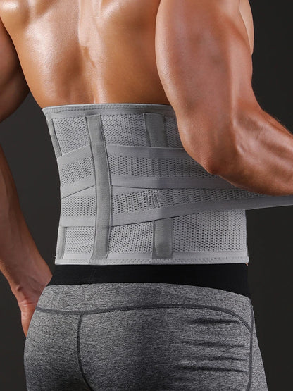 Cinturón de entrenamiento de cintura transpirable para soporte del torso