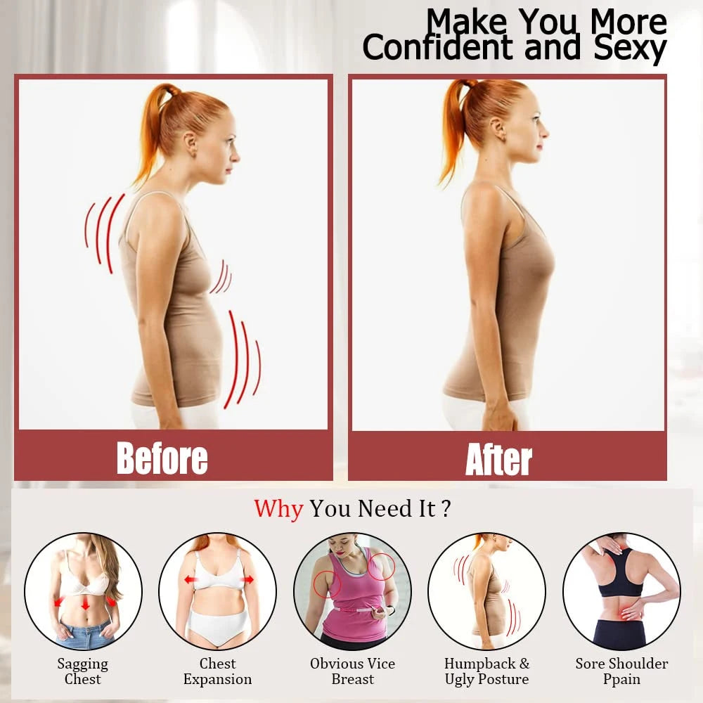 PostureFit™ – Correcteur de posture réglable et confortable 