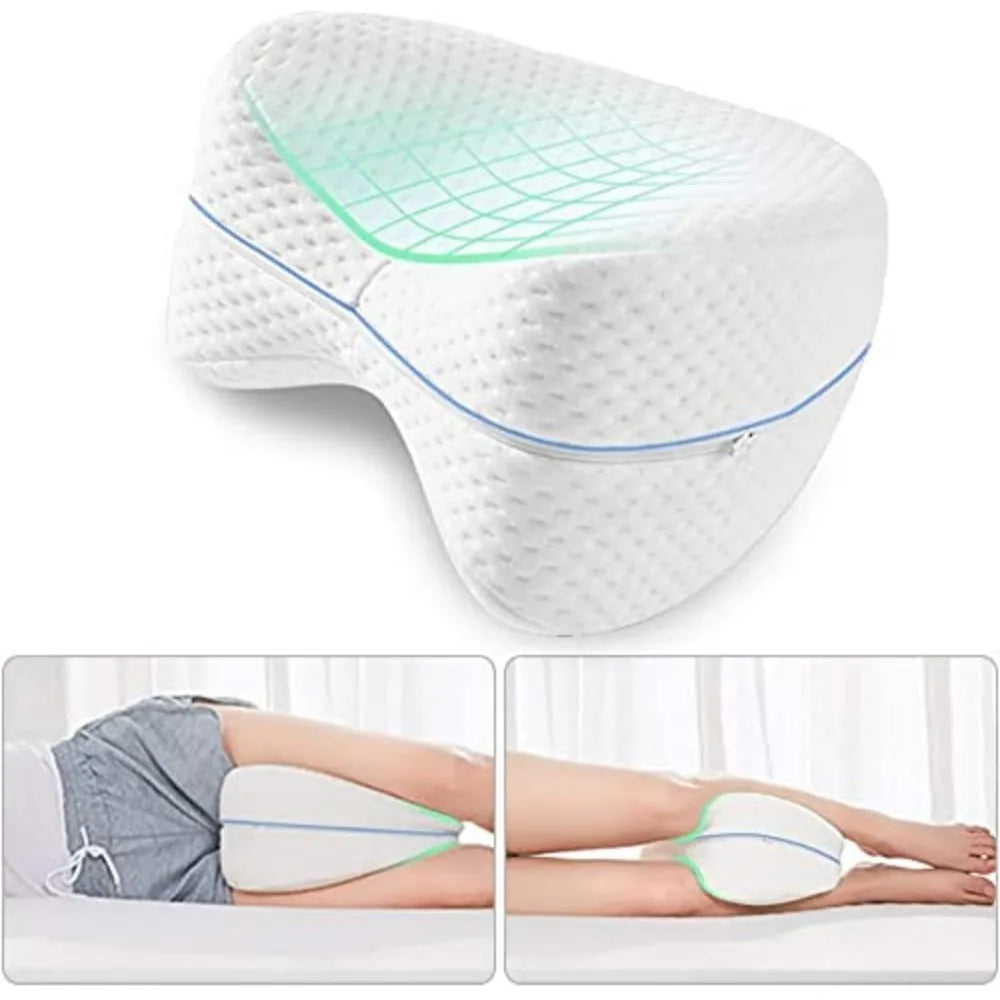Almohada de espuma viscoelástica para piernas que alivia el dolor de piernas