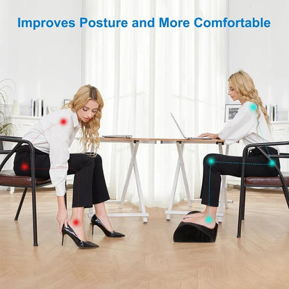 Repose-pieds en mousse à mémoire de forme pour le confort du bureau