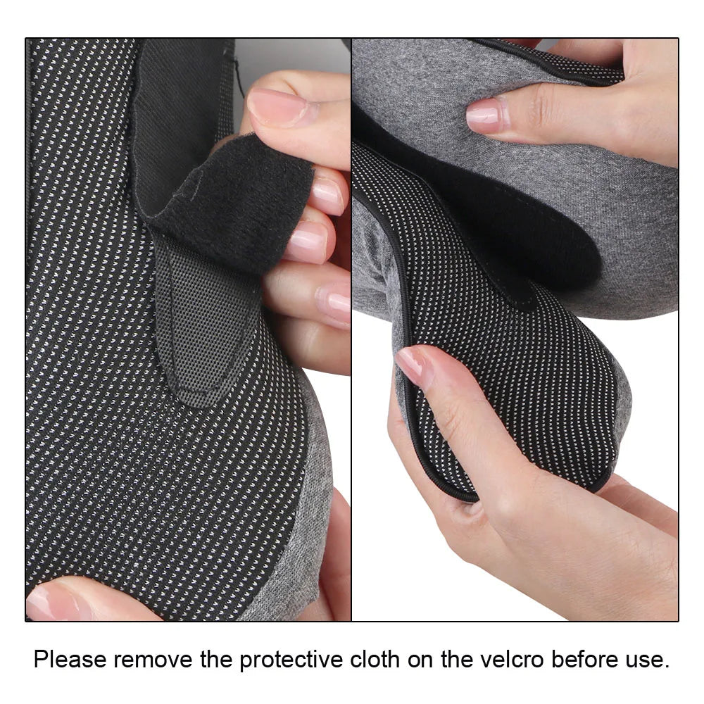 Almohada de viaje de espuma viscoelástica para el cuello