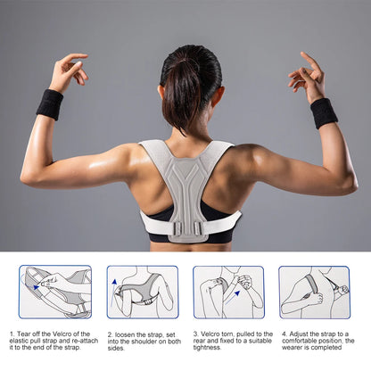 PostureFit™ – Correcteur de posture réglable et confortable 
