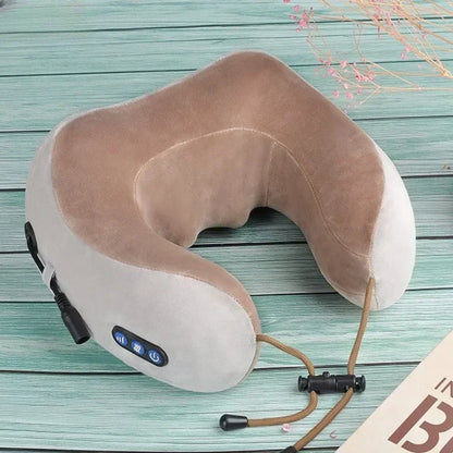 Almohada masajeadora de cuello portátil que alivia la tensión