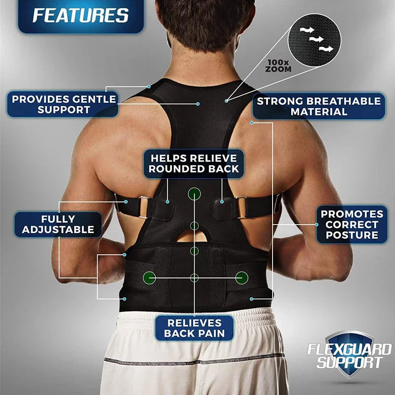 Correcteur de posture pour les douleurs aux épaules et au dos