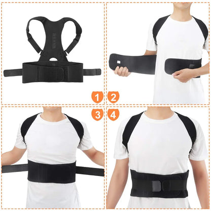 Correcteur de posture pour les douleurs aux épaules et au dos