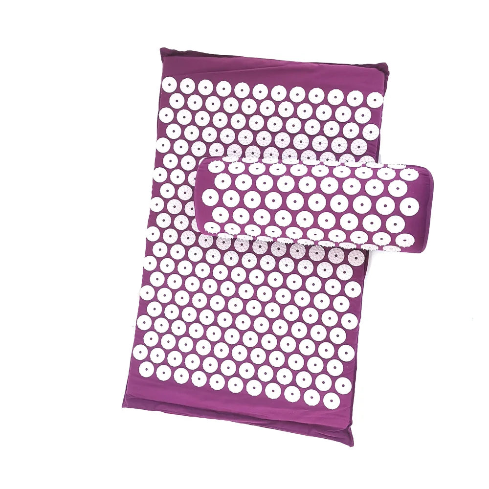 Acupressure Mat and Pillow Set for Relaxation