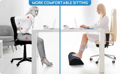 Repose-pieds en mousse à mémoire de forme pour le confort du bureau