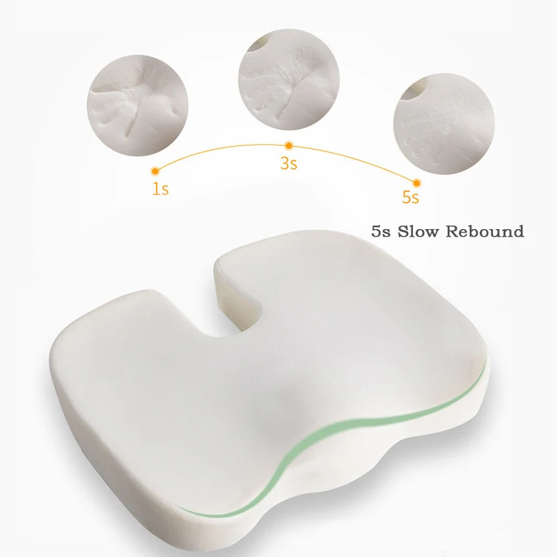 El juego de cojines de espuma viscoelástica favorece la salud de la columna vertebral