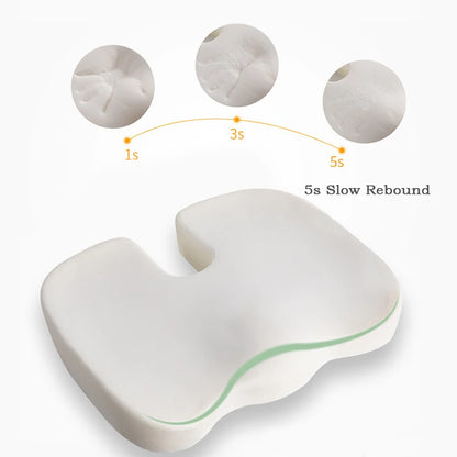 El juego de cojines de espuma viscoelástica favorece la salud de la columna vertebral