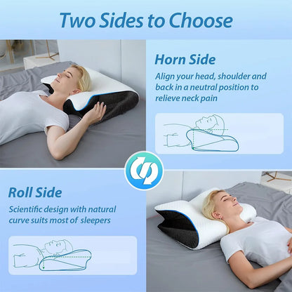 Butterfly Neck Pillow for Cervical Alignment