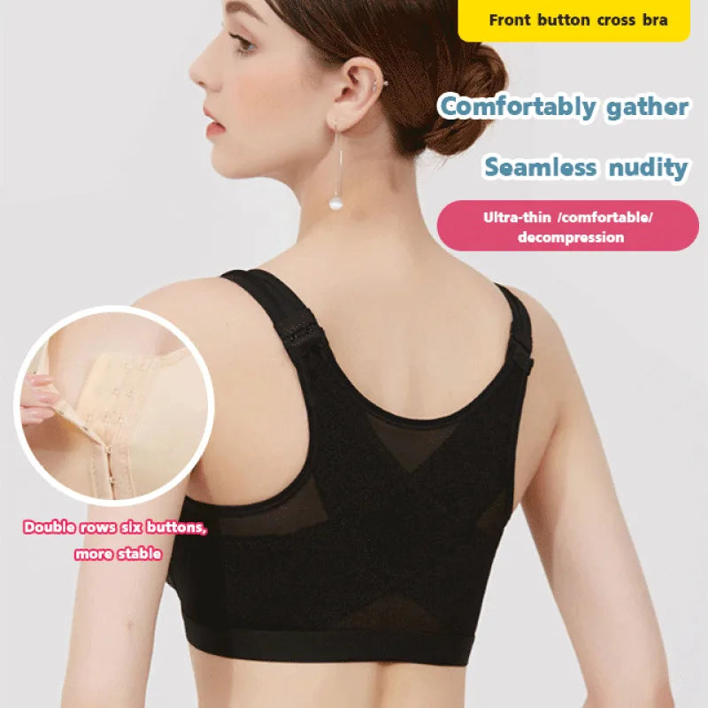 Wire-Free Sports Bra for Lift and Comfort