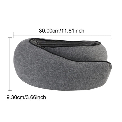 Almohada de viaje de espuma viscoelástica para el cuello